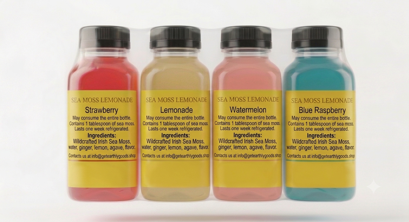 Sea Moss Lemonade Flights